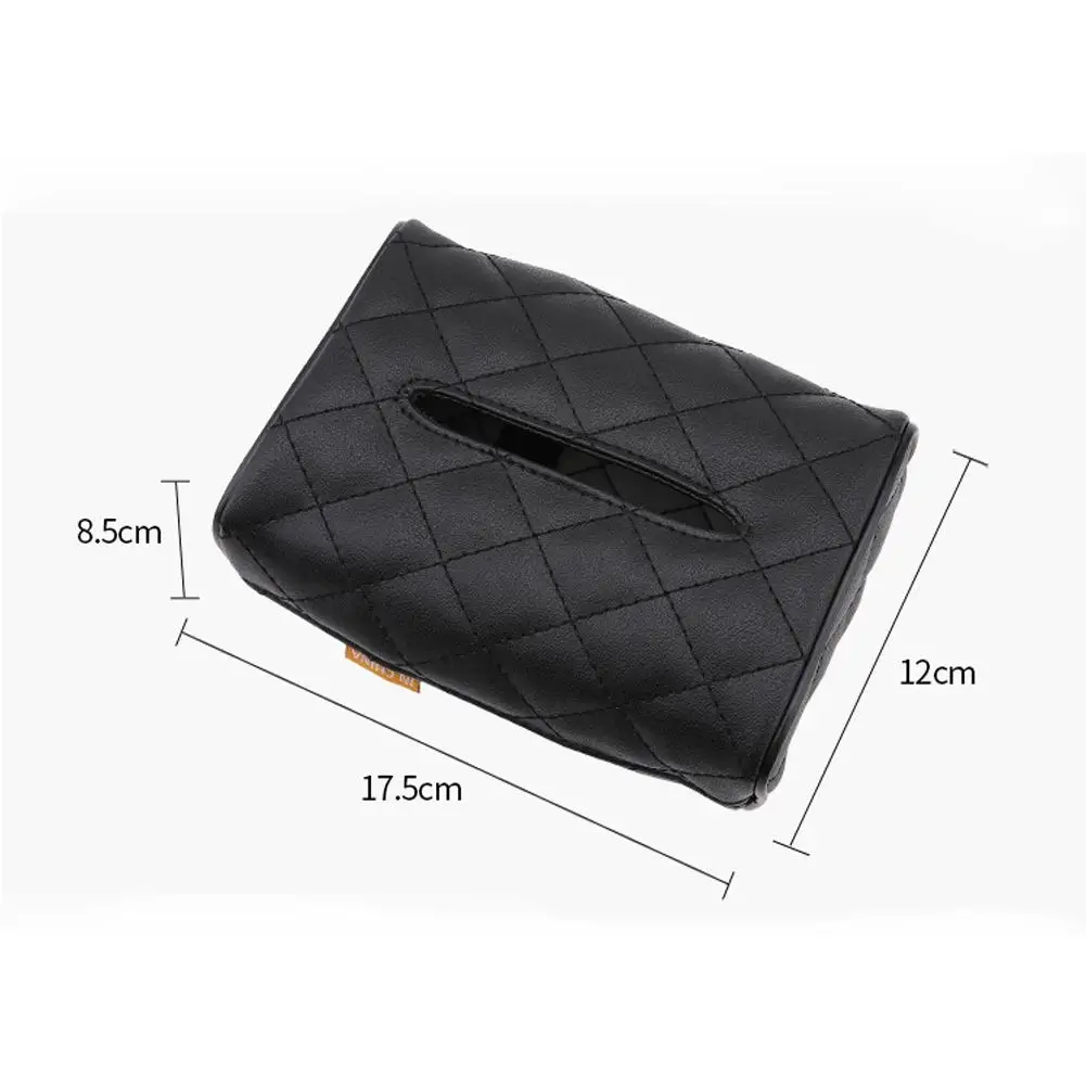 Scatola Di Fazzoletti In Pelle Pu Portatovaglioli Organizzatore Di Copertura In Carta Per Auto Portasciugamani Per Bagno Car Room Car-Styling Dropship
