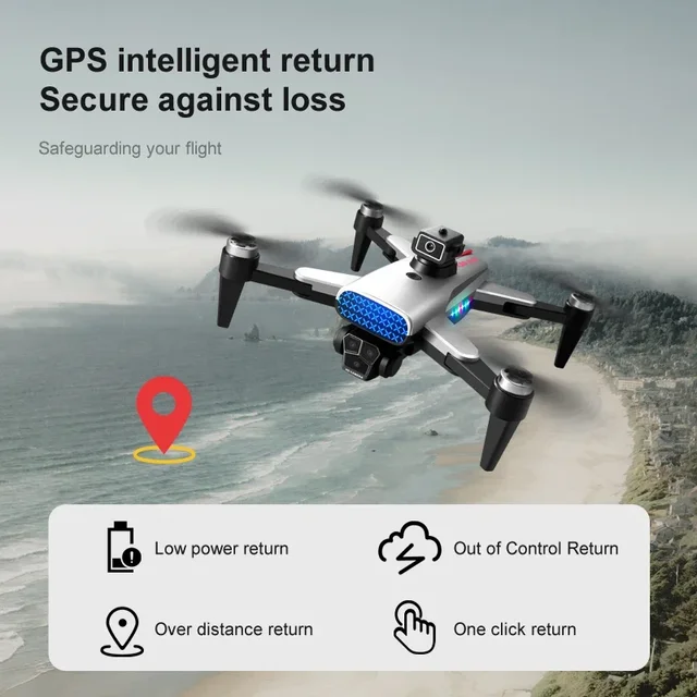 K90 Max Dron with Camera 4K HD Three Camera Brushless Motor GPS WIFI Obstacle Avoidance Foldable Aerial Photography Quadcopter 3