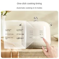 220V Multifunctional Egg Boiler and Steamer for Soft/Medium/Hard Eggs Automatic Egg Cooker For Eggs Vegetables and Seafood 1