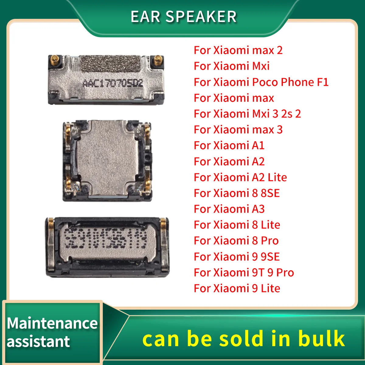 Earpiece Top Ear Speaker For XiaoMi Mi PocoPhone Poco F1 Mi 9T - Main Image