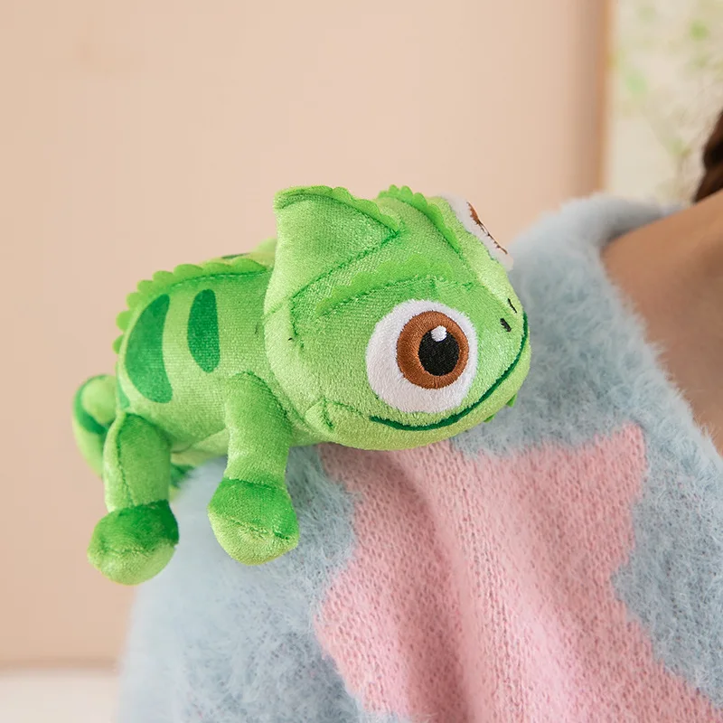 15cm Pascal Rapunzel Chameleon Plush Doll Toy Pascal Stuffed Animals Plushier Doll Shoulder Plush Toy Boys Girls Xmas Gift