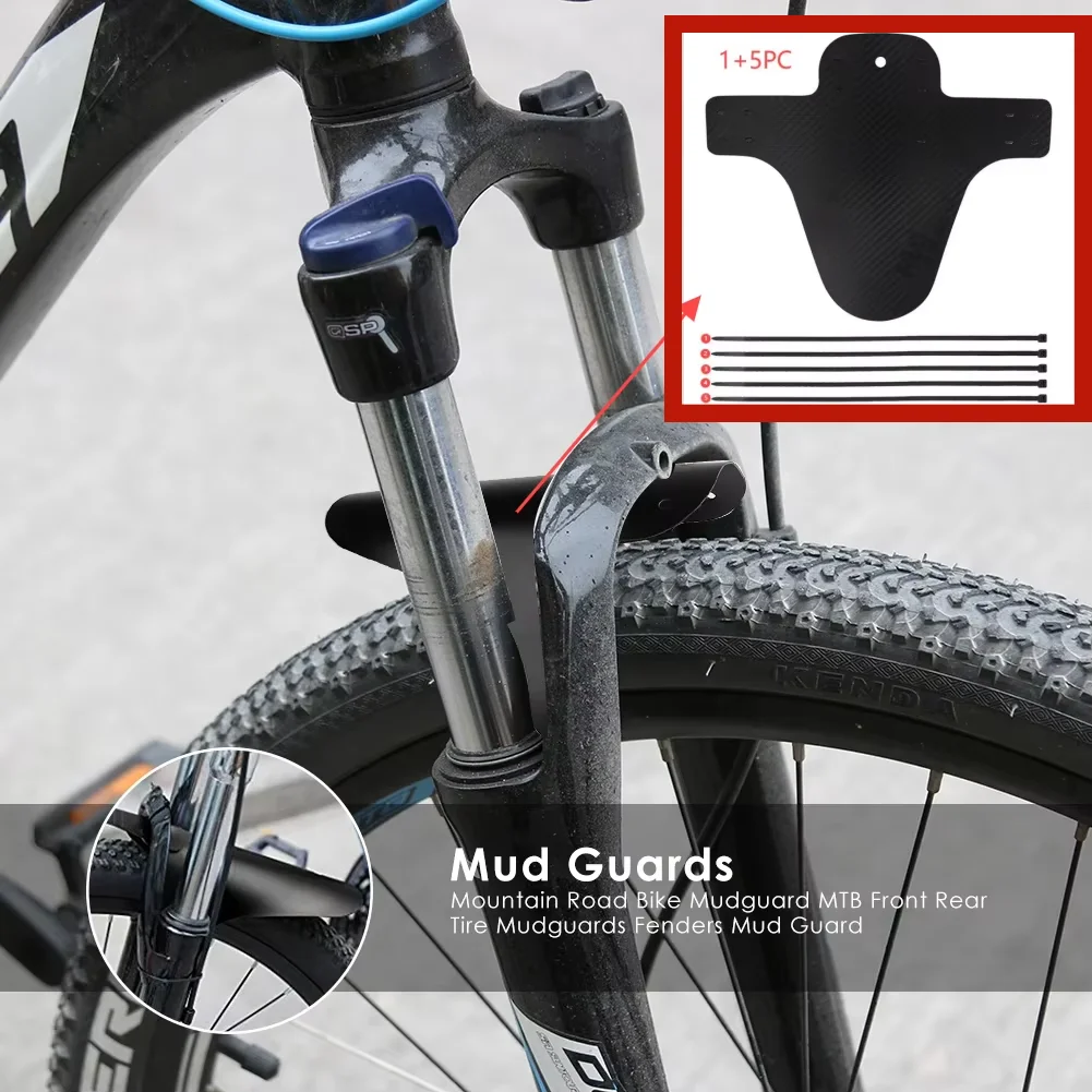 Carbon Fiber Bicycle Fenders bicycle fenders-Front & Rear Mud Guards for MTB Road Bike Tire Wheel Parts