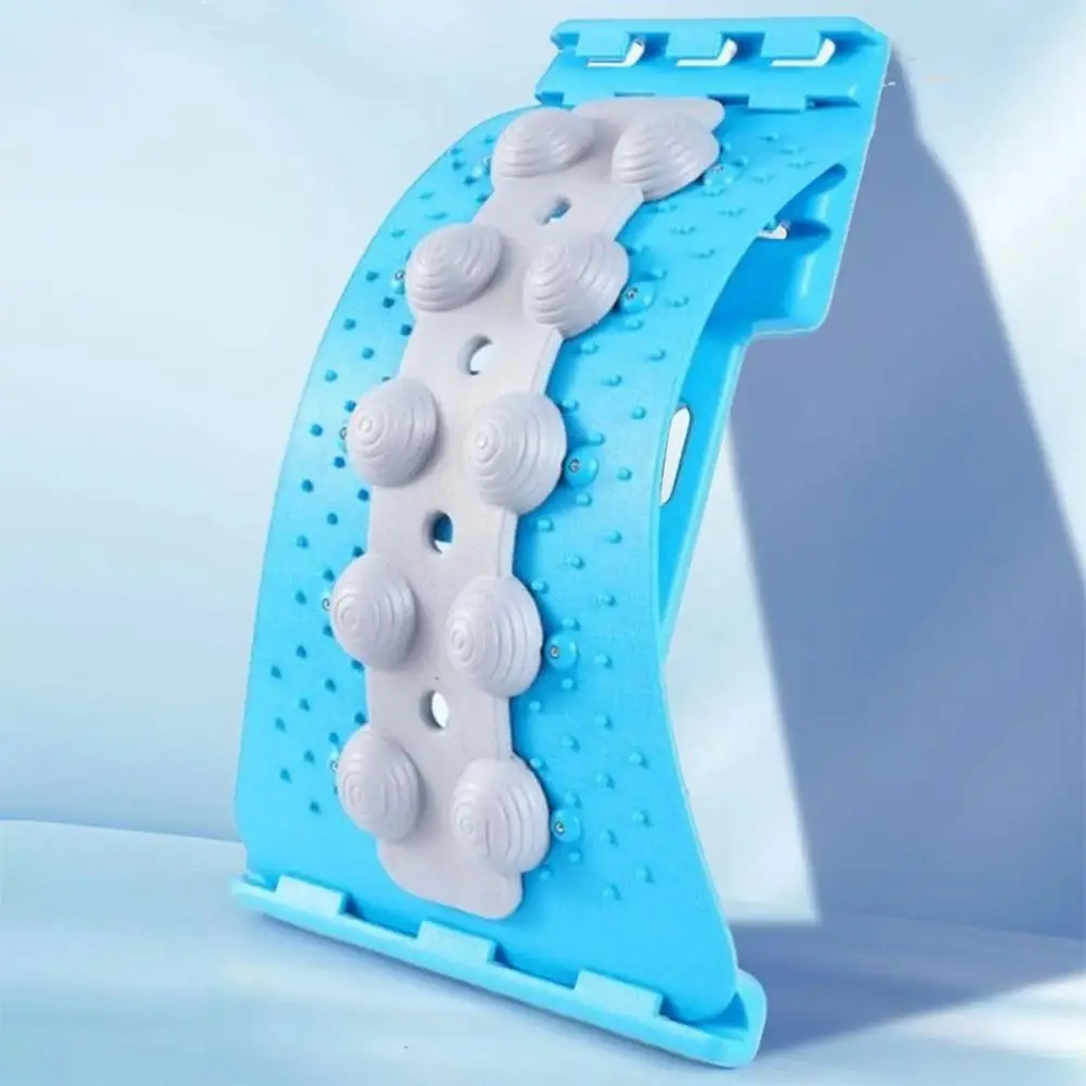 1Pcs 4-level Back Stretcher Hunchback Correction Stretching Lumbar Spine Lumbar Support Back Massage Board