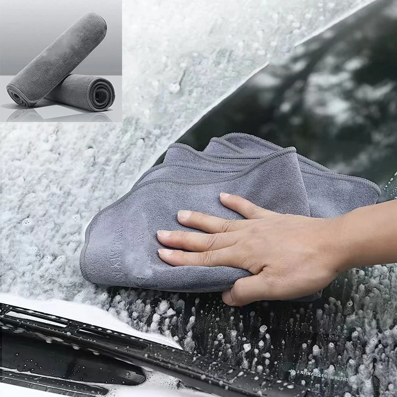 

Microfiber Car Wash Towel Super Absorbent Car Cleaning Detailing Cloth Auto Care Drying Towels Care Cleaning Polishing Cloths