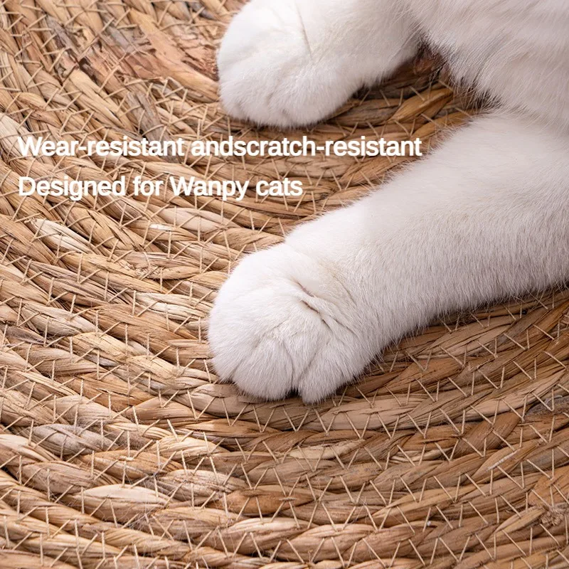 Cat Scratcher Rattan Mat Board Cat Scratch for Sharpen Nails Scraper Cats Tree Cat scratching post Sofa Mats Furniture Protector 2