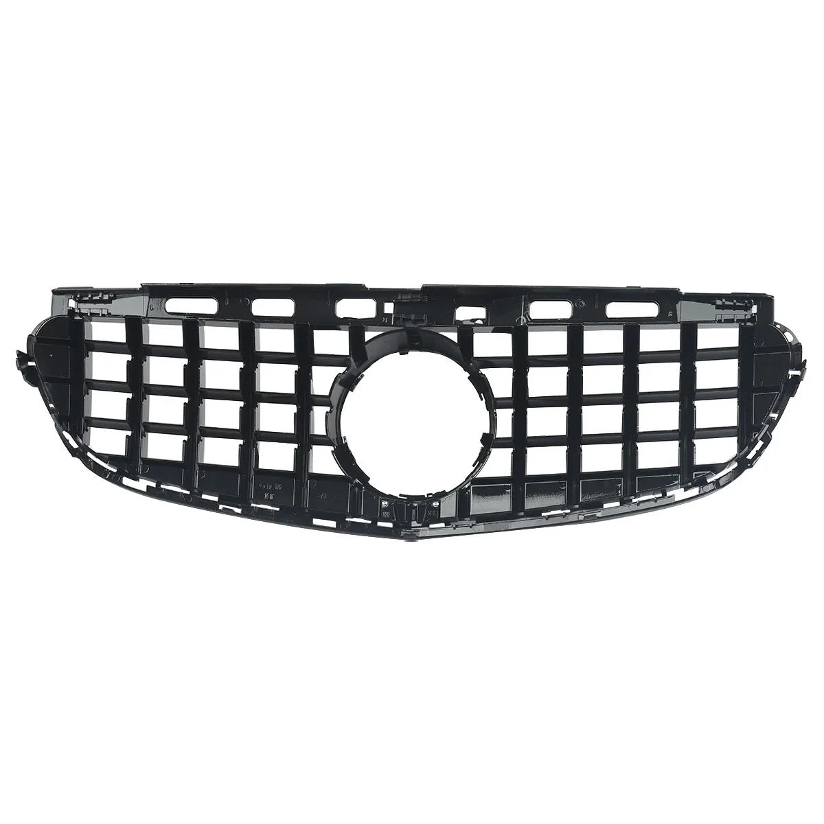 SAIQINGSP Autozubehör Werkzeuge Chromflossen + schwarzer Kühlergrill für Mercedes Benz 2014–2016 W212 E-Klasse Limousine – Detail 4
