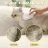 Steam Brush Cat Hair Steam Brush Steamy Cats Brush Electric Spray Pet Comb Grooming Removing Tangled and Loose Cats Accessories 2