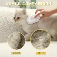 Steam Brush Cat Hair Steam Brush Steamy Cats Brush Electric Spray Pet Comb Grooming Removing Tangled and Loose Cats Accessories 2