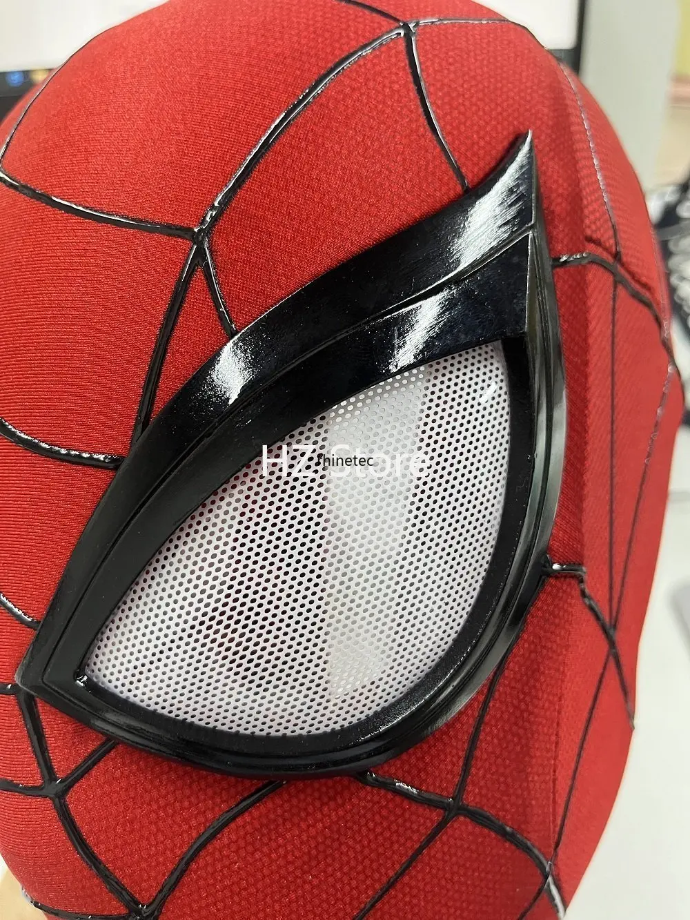 Spider-Man　シェルマスク　レンズ付き 本体　コスプレ　1/1 1:1 Spiderman Full Helmet Wearable Mask Remote Control Eyes