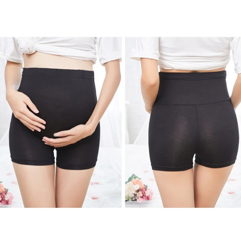 Schwangerschaftsunterstützungs-Unterwäsche, elastischer Bund, Shorts, nahtloses Design, Mutterschafts-Leggings für schwangere – Detail 8