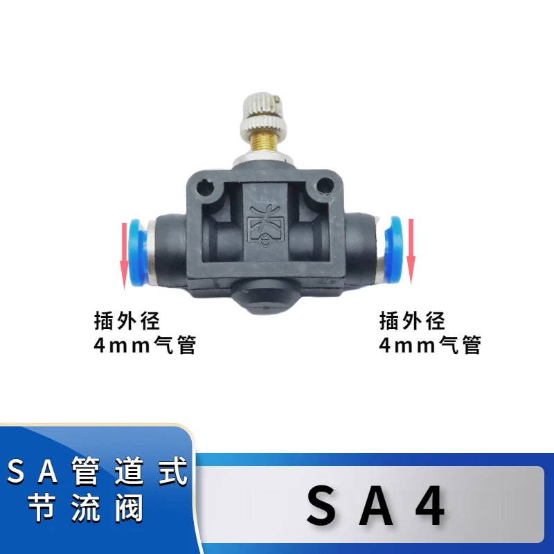 

10PCS Manual valve BUC/LSA pneumatic manual switch HVFF-04-06-08-1012 gas pipe through pipe throttle valve