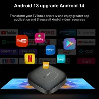 Android 14.0 TV Box 8K Видео Netflix и YouTube Google Assistant HDR 10+ BT 5.0 Allwinner H313 2,4G/5,8 ГГц Wi-Fi Smart Set-Top Box — изображение 4