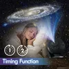 LED Night Light Galaxy Projector Starry Sky Projector 360° Rotate Planetarium Night Lamp For Room Decorative Children Kids Gift 6