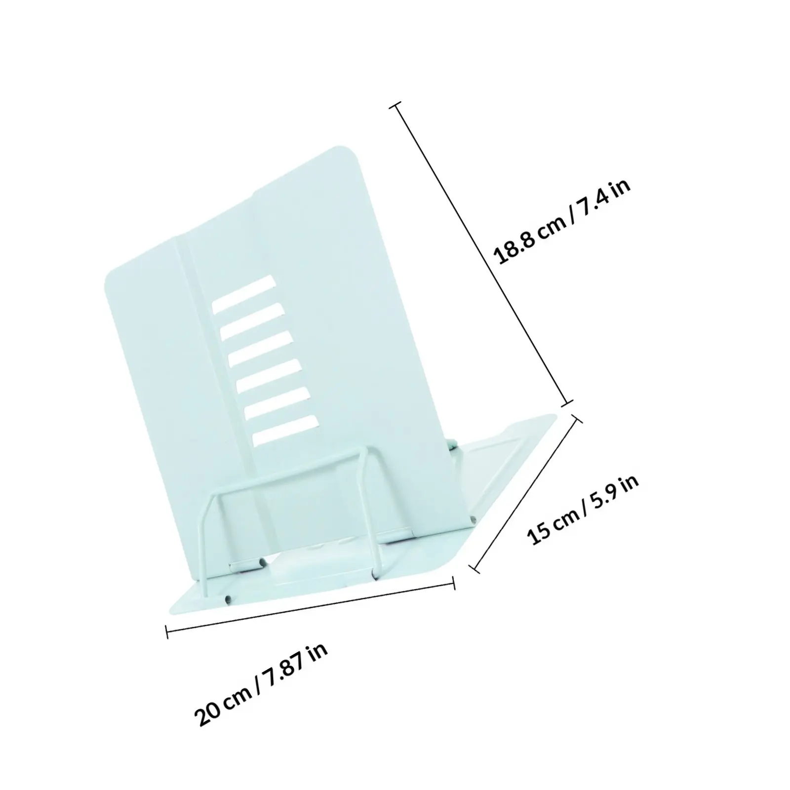 1Pcs 데스크탑 책 홀더용 금속 독서대 음악 악보 피아노 악보 읽기용 조절 가능한 책 받침대