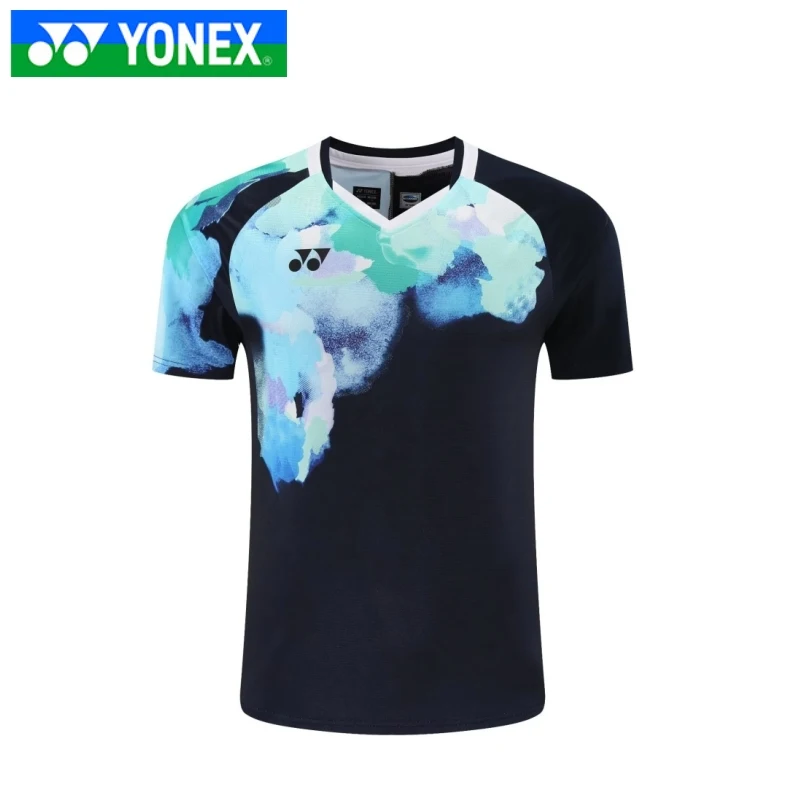 YONEX Summer Shorts Set Breathable Quick Drying Short Sleeve Men Badminton Suit Tennis suit Sports jogging Badminton Shorts