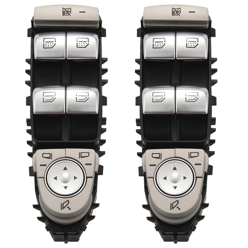 

2X Front Door Window Switch 2229056800/A 222 905 68 00 For Mercedes-Benz C300 C63 C350E C-Class W205 W253 W222