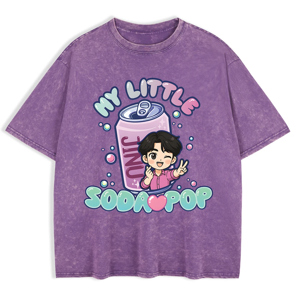 K-Pop Inspired Oversized Cotton T-Shirt - Summer Comfortable O-Neck Casual Top for Men