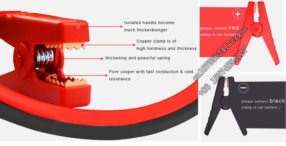Newest Design Multi-function LiFePO4 Battery 12V/24V Vehicles High Power 35000mAh Car Jump Starter