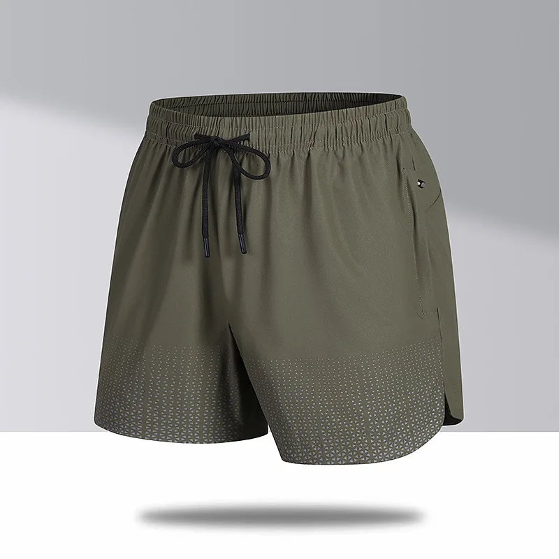 (Large size)8XL Summer Thin Large Size Fitness Shorts Men's Breathable Quick-drying Sports Pants Short For Running