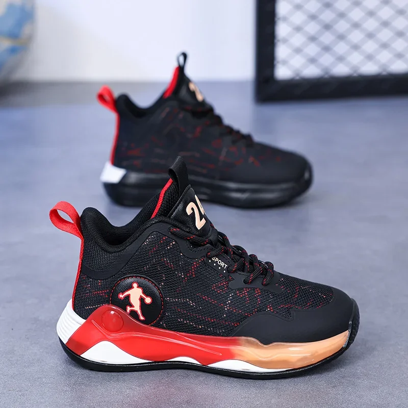 أحذية كرة السلة بنعل ناعم للأطفال ، أحذية رياضية ج...