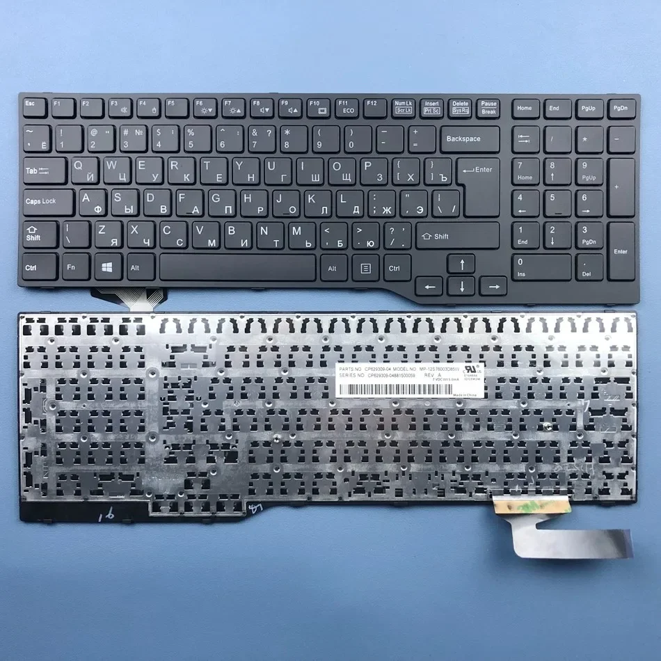 Teclado Russo para Fujistu Layout ru E754 Lifebook E557 E753 E756 E554 E556 Celsius H730 H760 H77 Series - Imagem 2