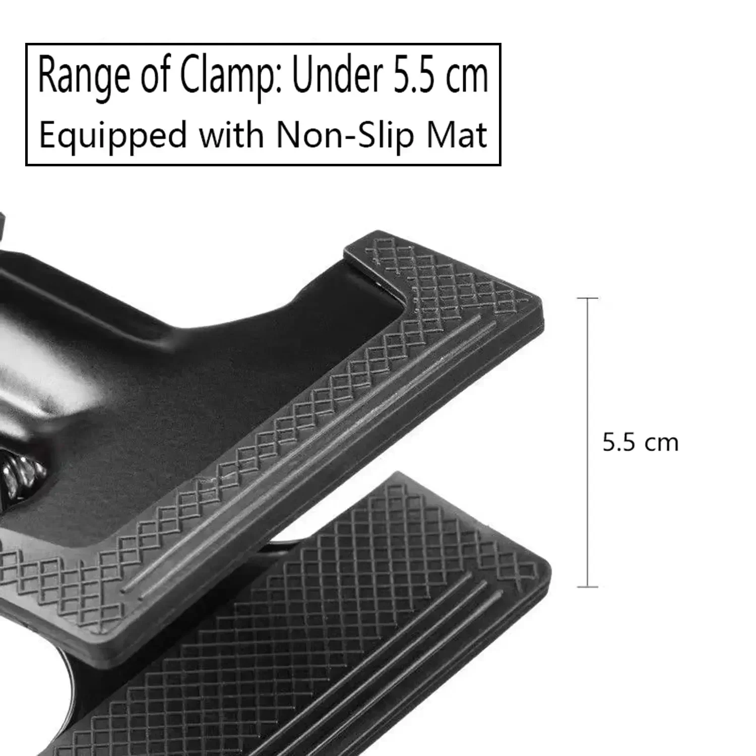 Photography Backdrop Clamps Heavy Duty Spring Metal Clip with Rubber Protective Sleeve for Studio Photography Backdrop Support Holder