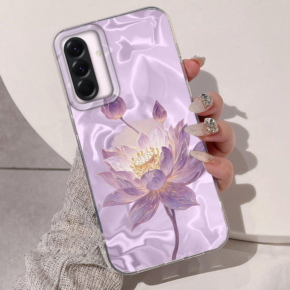 Lotus Flower Korean Art Design Phone Case - Girls Pattern Cover