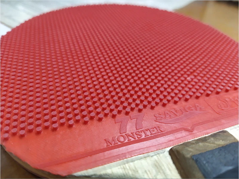 Description Picture 5 of itemSAVIGA 77 Monster Table Tennis Rubber Cured Medium Particle Long Pimples Offensive OX Ping Pong Rubber Good in Attack and Speed