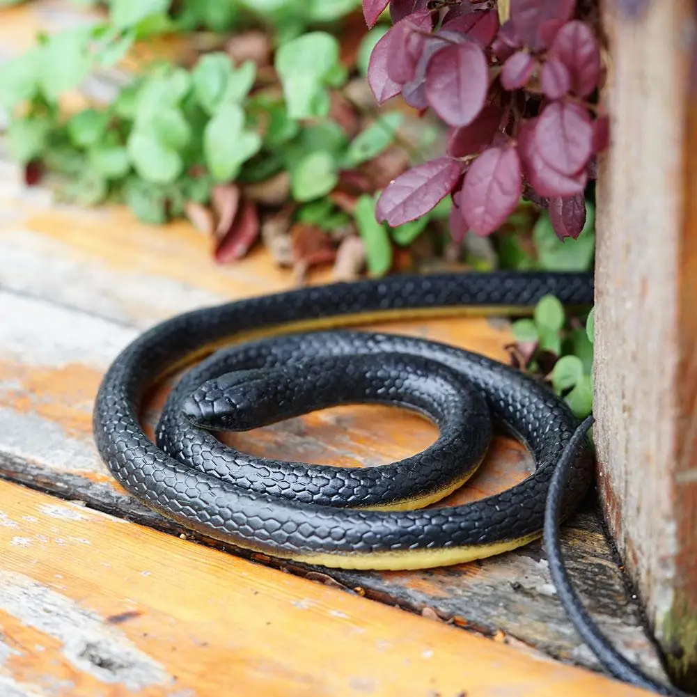 Realistic Soft Snake Scare Gags Toy Safari Garden Props Joke Prank Gift About 120cm Novelty And Gag Playing Jokes Toys