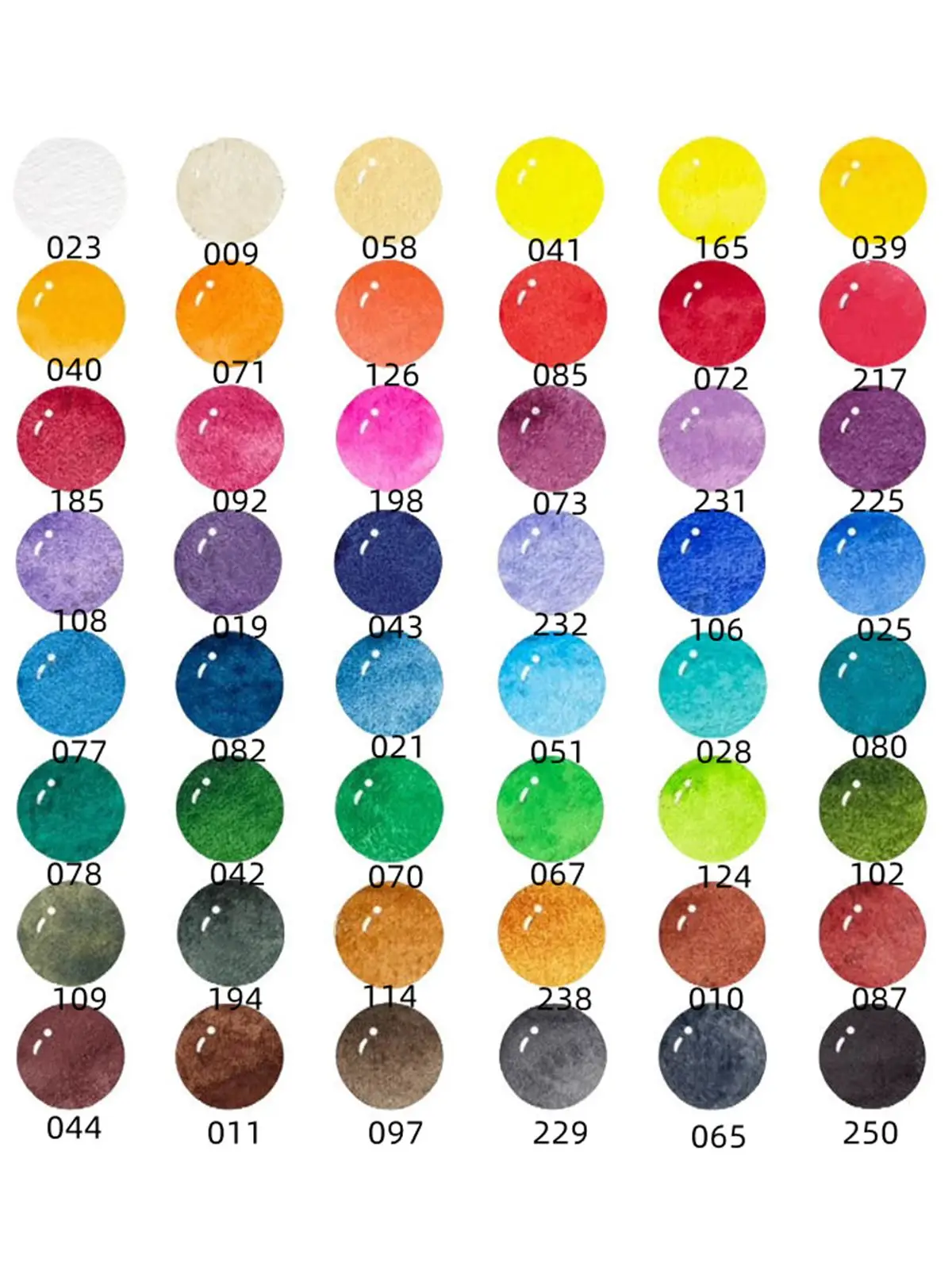 Daniel Smith Original Mini Watercolor Paint Sample 1ml Handmand 24/36/48 Colors Water Color for Painting Art Suppliers