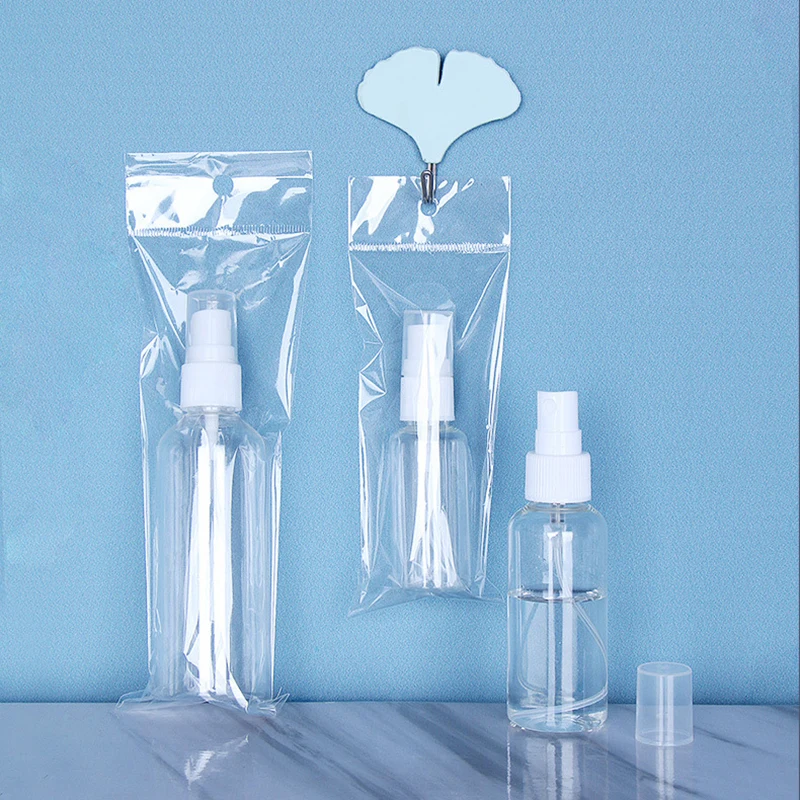 Pack of 5 Refillable Transparent Perfume Atomizer Mini Spray Bottles