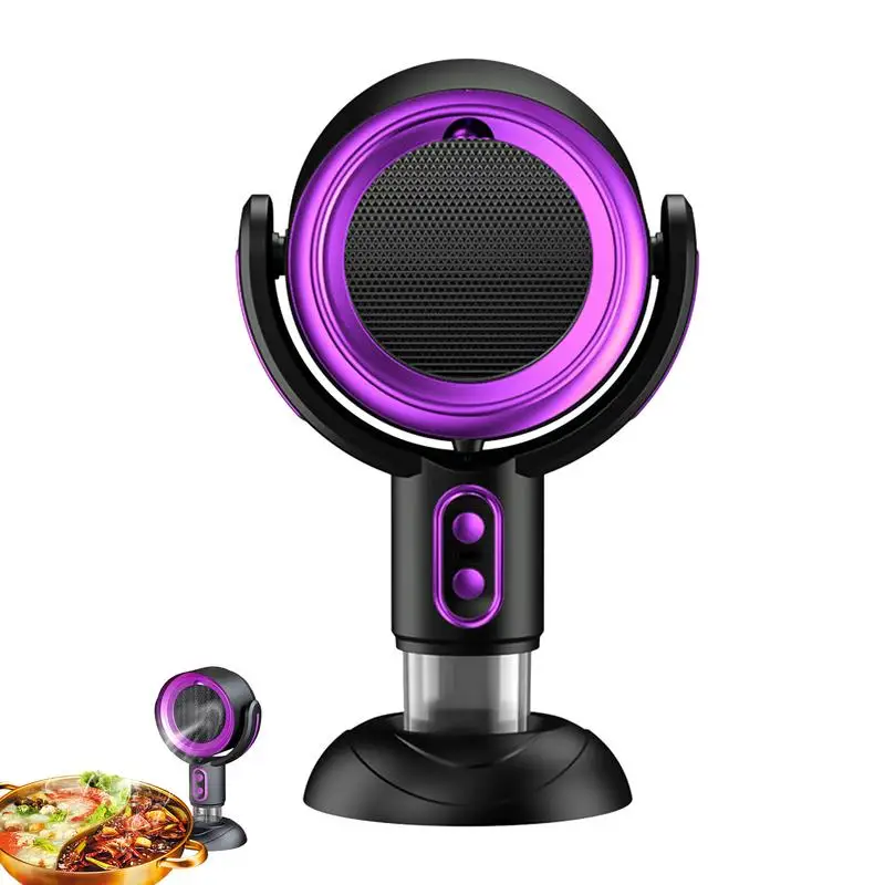 

Desktop Range Hood Kitchen Hoods Table Range Hood Desk Top 2 Speed Exhaust Fan Retractable Negative Ion Air Purifier For Kitchen