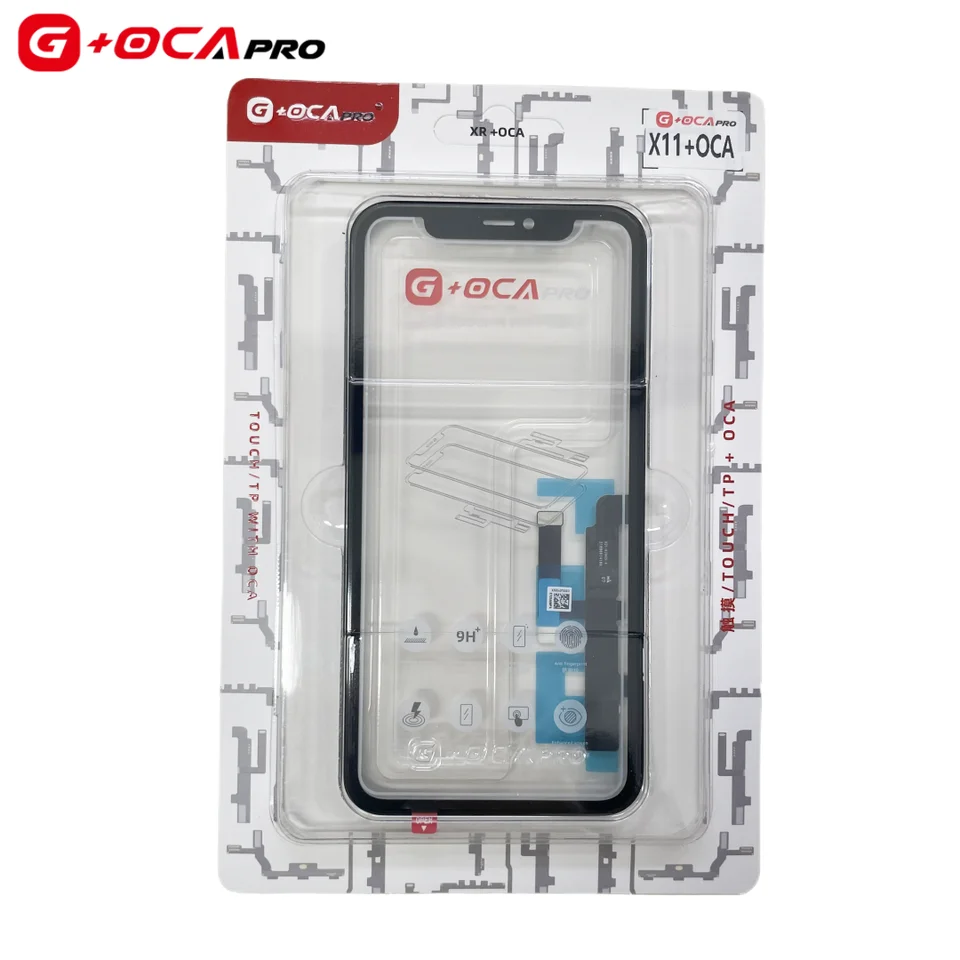 Kit Réparation écran IPhone 12 / 12 Pro – Verre Avec OCA Pré-installé – Cadre Noir