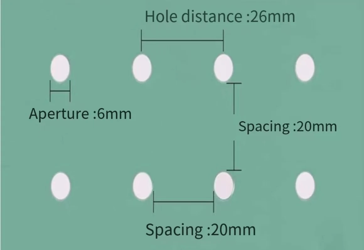 Plastic Hanging Hole Card Pegboard Hook 20pcs For Paper Shelf Mounting