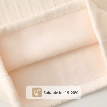 مجموعة ملابس الخريف للأطفال، بلوزة مخملية دافئة بأكمام طويلة، سراويل بحمالات، طقم مكون من قطعتين، ملابس خارجية للأطفال بعمر 0-3 سنوات 6