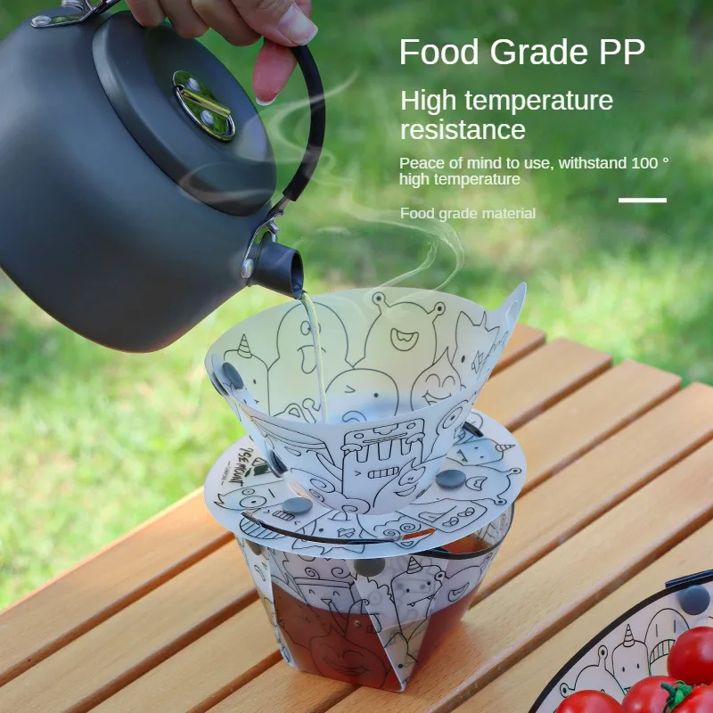 Lightweight Folding Camping Tableware – Portable Bowl, Plate, Cup & Funnel 5