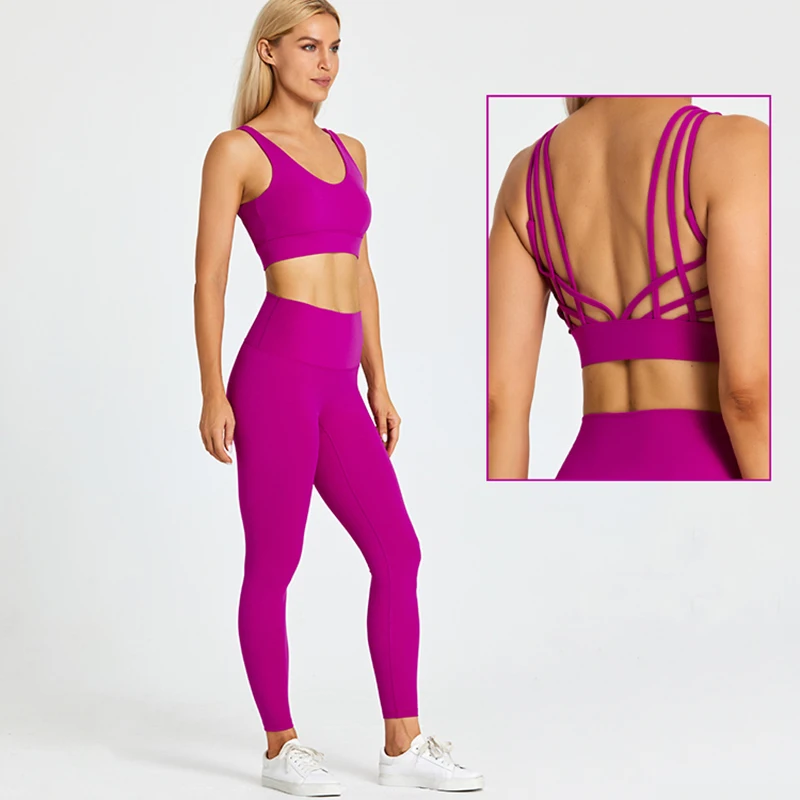 High Neck Ribbed Push Up Sports Bra Women Crossover Hem Cut-Out Yoga Bras  Padded Cropped Gym Running Workout Tank Top - AliExpress