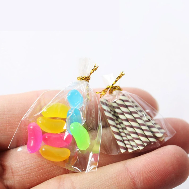 

Mini Bagged Food Toy Resin Dollhouse Kitchen Simulation Bagged Gourmet Series Decoration