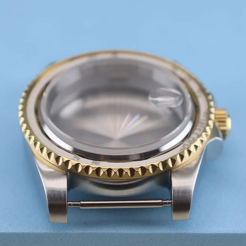 

40mm Men Watches Case Sapphire Crystal Glass YACHT-MASTER Mod For Seiko Nh34 Nh35 Nh36 Miyota 8215 ETA 2824 Movement 28.50 Dial