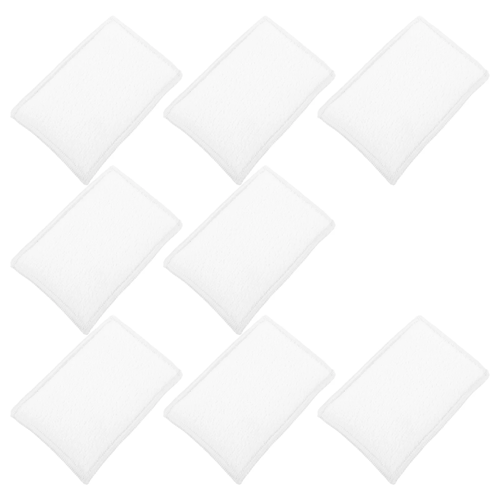 

8 шт., двухсторонняя губка для мытья посуды