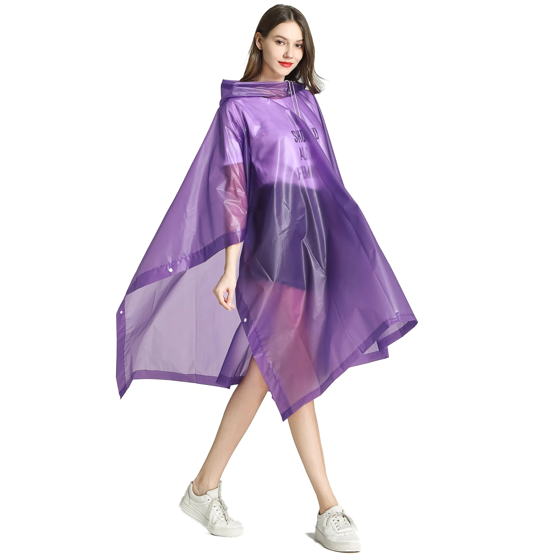 Transparent Windproof Bicycle Motorcycle Raincoat Poncho for Man Woman raincoat poncho