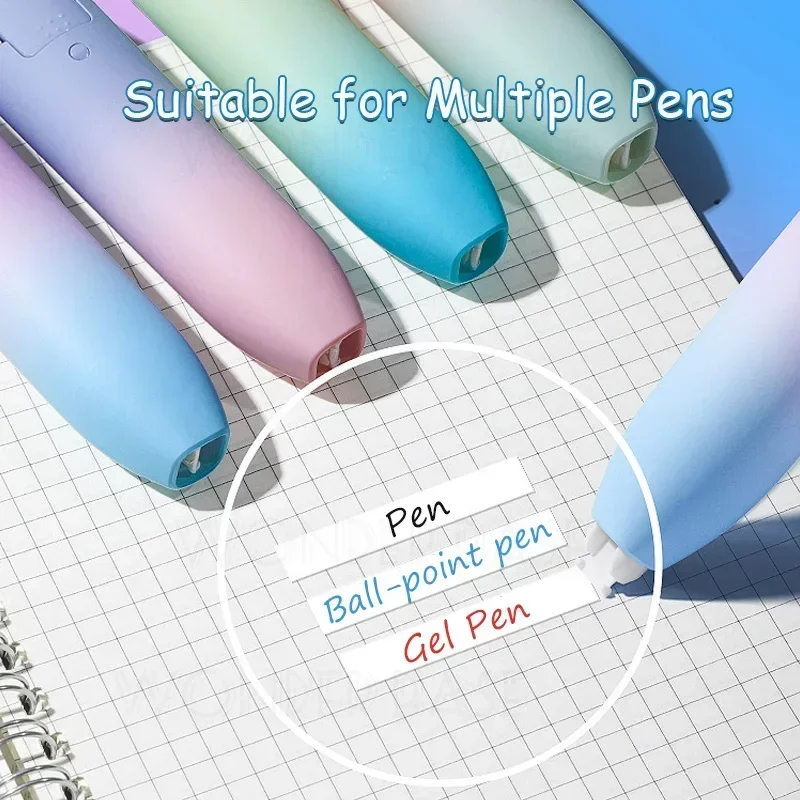 Replaceable Core Correction Tape Pen Shape Press Type for School Student Stationery Supplies correction tape