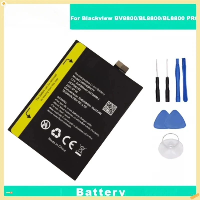 New Li456182PHTT-B Battery 4180mAh for Blackview BV8800 BL8800 Pro Mobile Phone Bateria