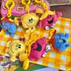 New MR. MEN and LITTLE MISS Sunshine Miss Chatterbox Robert Hargreaves Plush Key Chain For Girls Boys Kids Children Toys 7CM 2