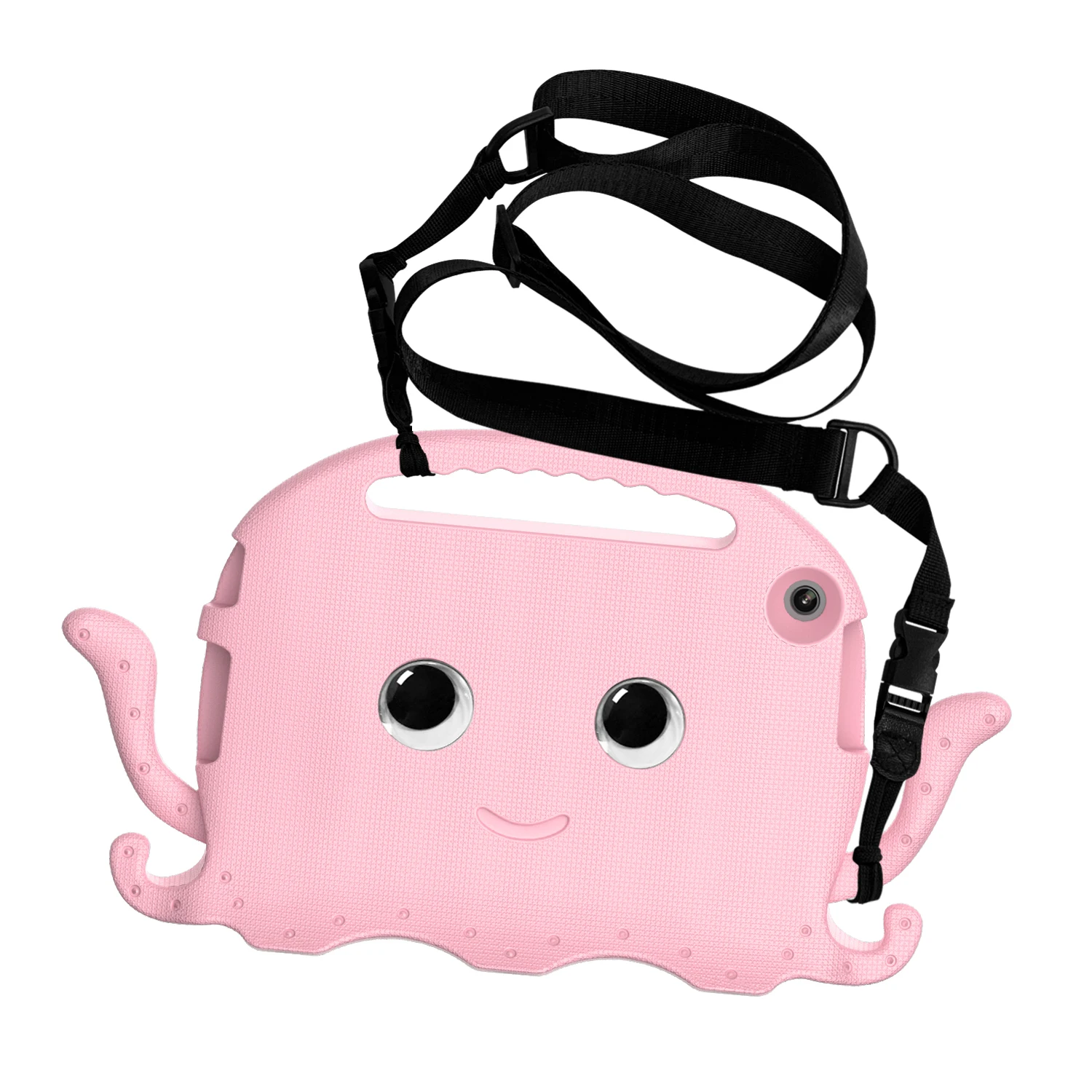 Children's Washable EVA Octopus Tablet Case with Strap - Cartoon Cover