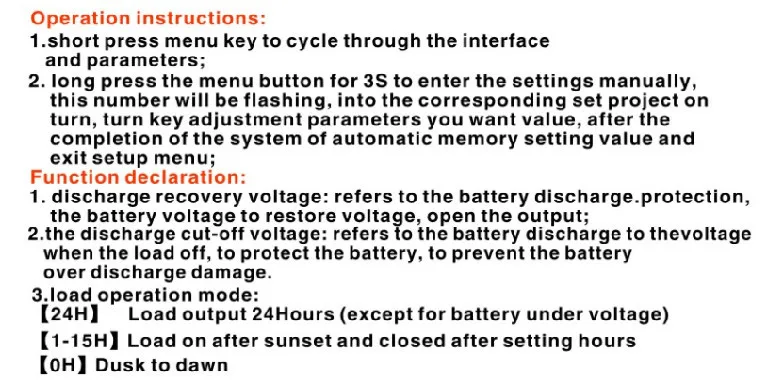 Dual DC Current Display 12V 24V Solar Controller Liquid Crystal PWM Photovoltaic