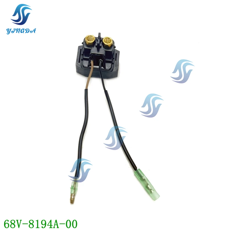 6AW-8194A-00 Starter Relay / Solenoid Switch for Yamaha Outboard 2/4stroke  004-127 F30 F40 F300 F350 30HP 40HP 350HP new car starter solenoid relay sw3 for ford lincoln mercury 1958 1991 b4tz 11002 a