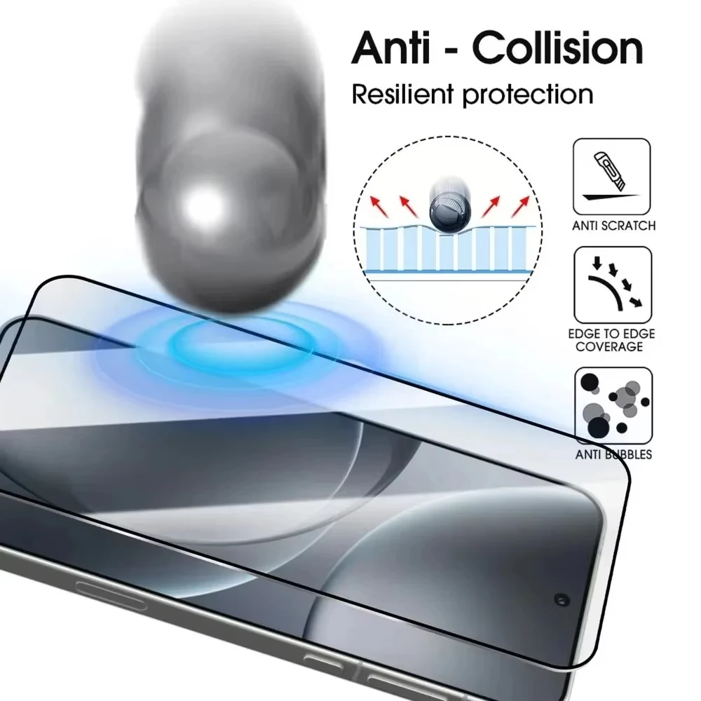 Dust-Free Easy Installation Full Cover HD Tempered Glass Screen Protector