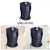 Equestrian Vest Professional Padded Horse Riding Vest Black Zipper Protector Gear Waistcoat 1