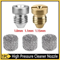 Universal Foam Lance Gun Nozzle 1.0mm/1.1mm/1.15mm Thread Snow Foam Cannon Orifice Nozzle High Pressure Foam Spray Gun Nozzle 1